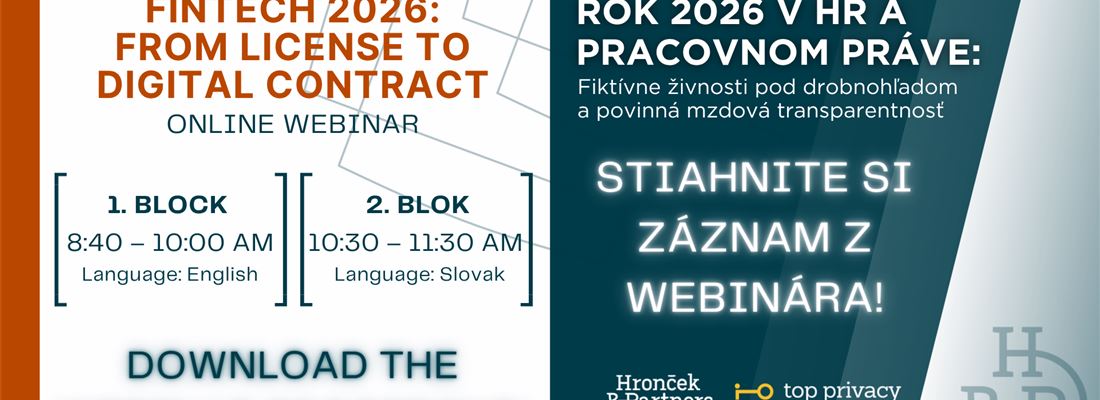 Záznamy z webinárov sú už dostupné!